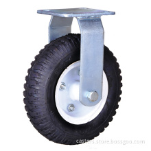 8 inch heavy duty pneumatic wheel casters